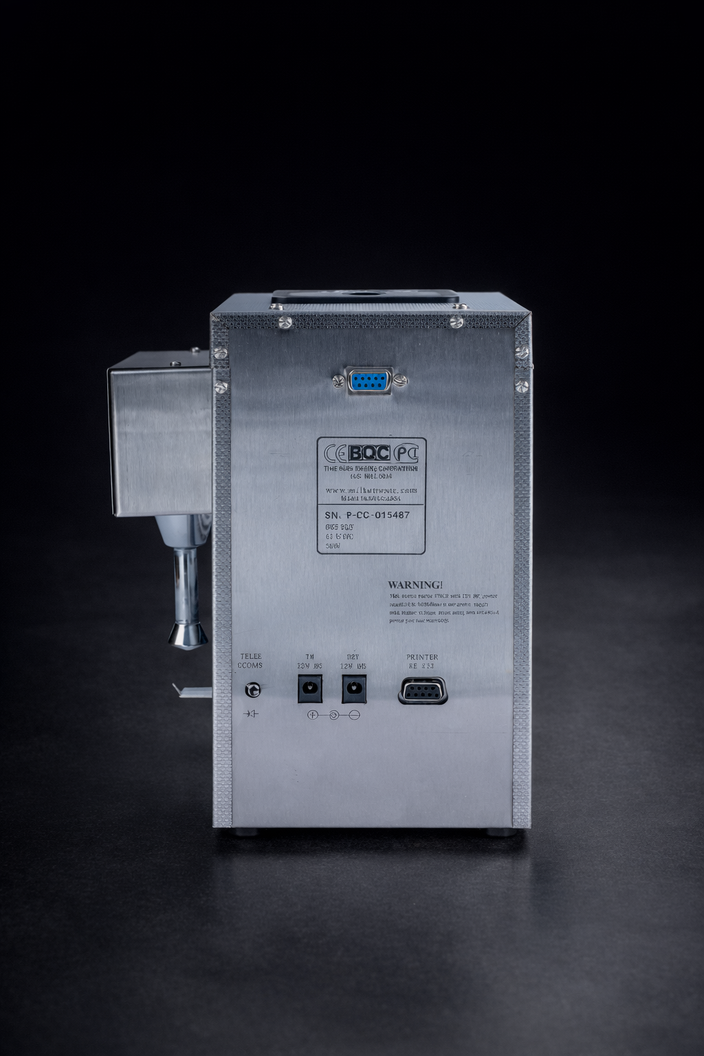 LactoBond Milk Analyzer Back View LactoBond milk analyzer back view showing connectivity ports and rear design